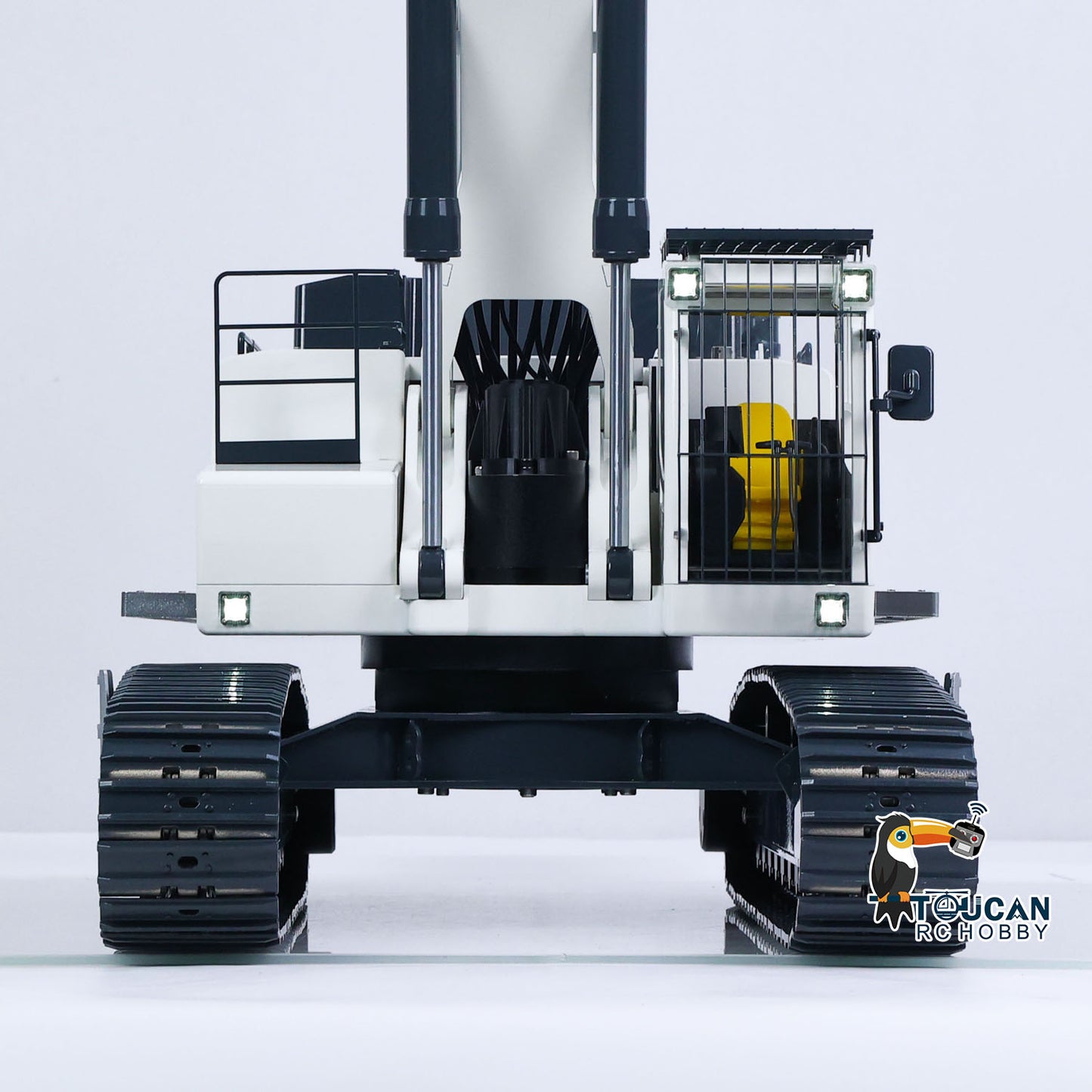 40KG! RTR 1/12 Metal Hydraulic RC Digger LR976 6CH Valves Remote Control Excavator 3.0L Dual Pump Hobbywing Brusheless ESC