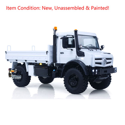 Metal LESU 1/14 RC All Terrain Light Truck U4023 Remote Control Off Road Car MT44023 KIT Model Light Sound Wheel Hub Reduction