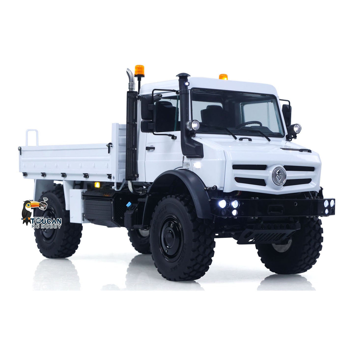 LESU U4023 4X4 1/14 RC Off Road Vehicle Metal ATV Light Truck MT44023 Model Light Sound Wheel Reduction Axle Lock Radio Battery