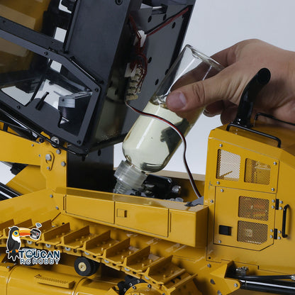JDModel 1/14 Metal RC Hydraulic Tracked Loader JDM-188 963D 3CH Valve Pump Construction Car I6S Radio RTR Model Light 201 Sound