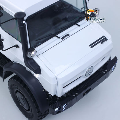 LESU U4023 4X4 1/14 RC Off Road Vehicle Metal ATV Light Truck MT44023 Model Light Sound Wheel Reduction Axle Lock Radio Battery