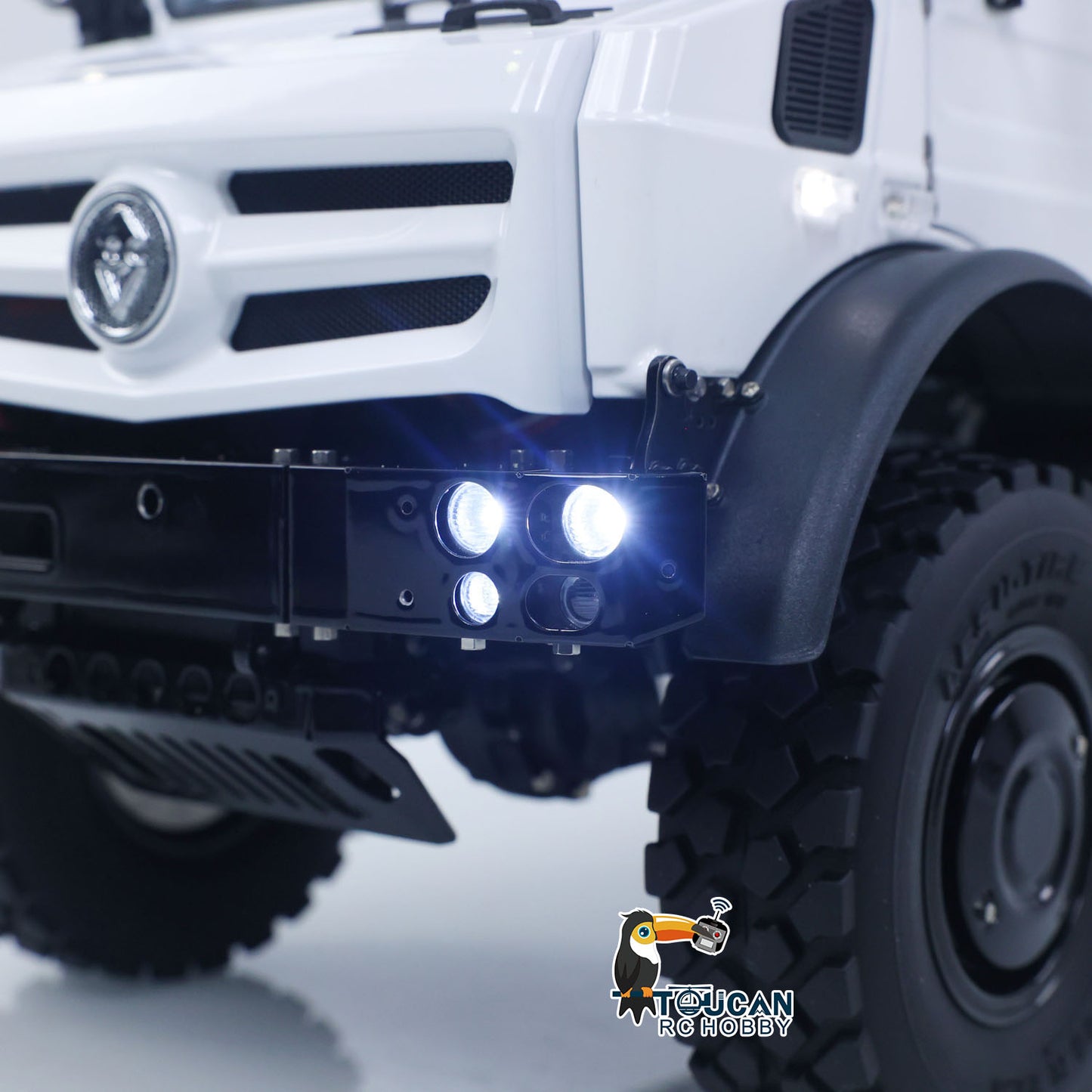 Metal LESU 1/14 RC All Terrain Light Truck U4023 Remote Control Off Road Car MT44023 KIT Model Light Sound Wheel Hub Reduction