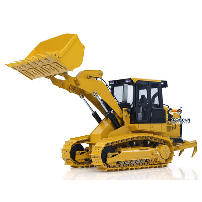 JDModel 1/14 Metal RC Hydraulic Tracked Loader JDM-188 963D 3CH Valve Pump Construction Car I6S Radio RTR Model Light 201 Sound
