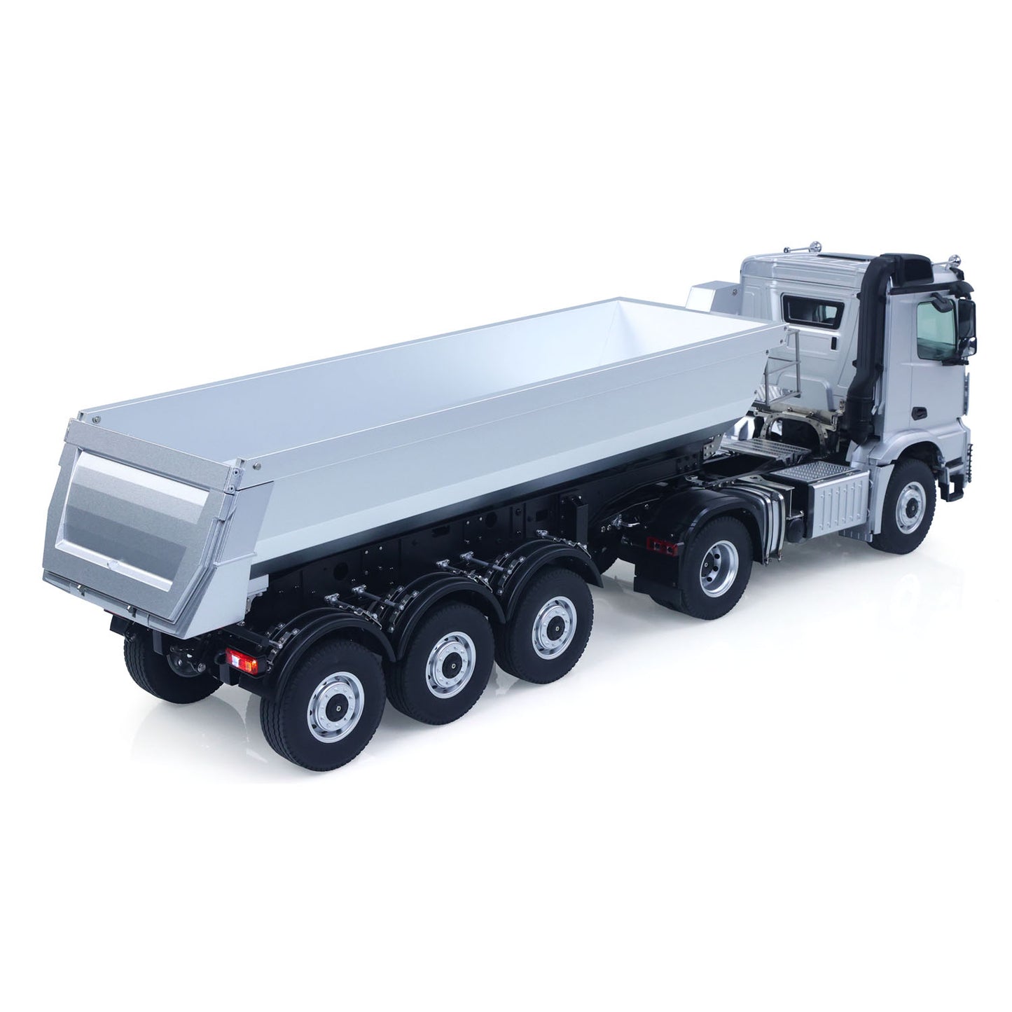 US STOCK Kabolite RTR Car 1/14 4X4 RC Tractor Truck 3Axles Electric Lifting Dump Trialer