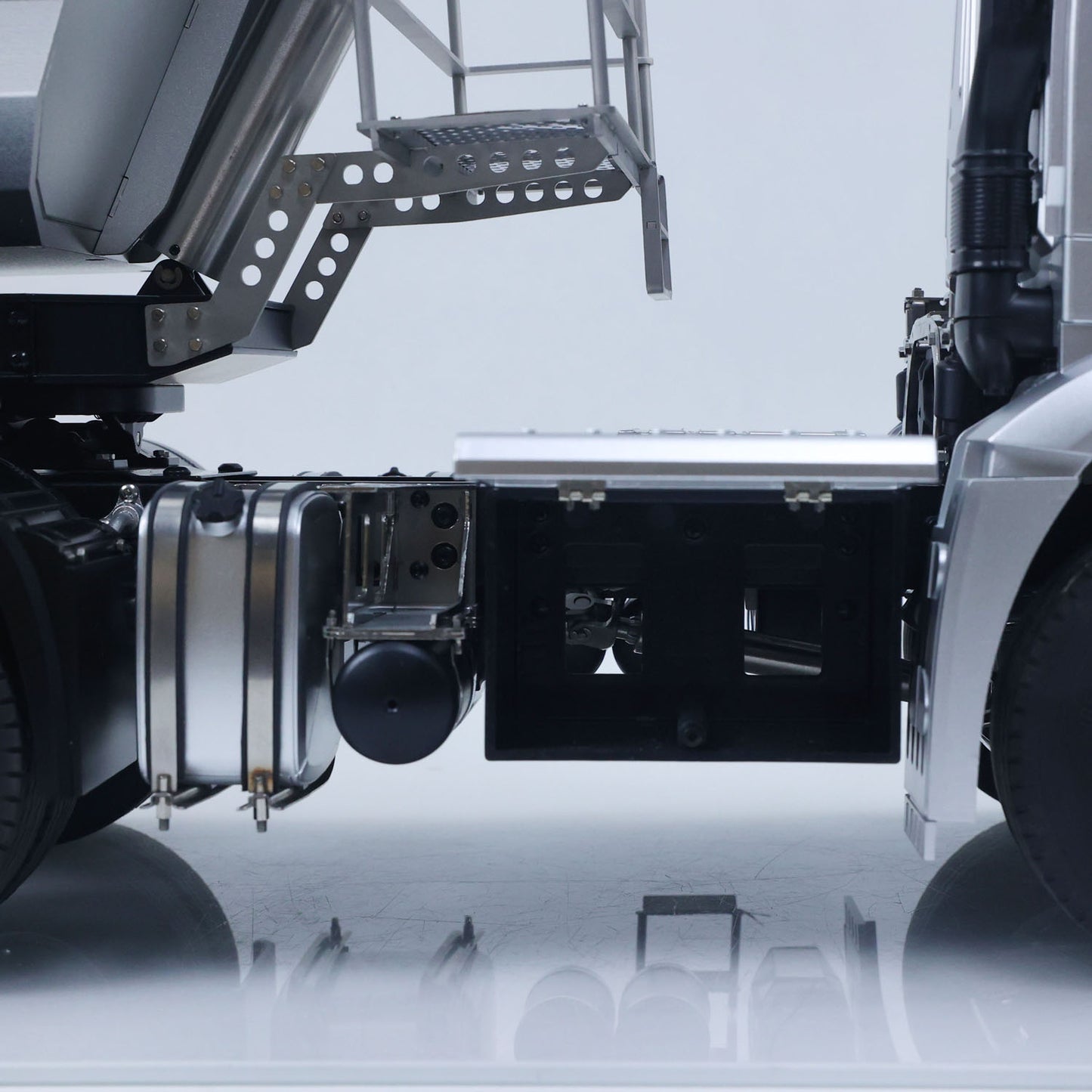 US STOCK Kabolite RTR Car 1/14 4X4 RC Tractor Truck 3Axles Electric Lifting Dump Trialer