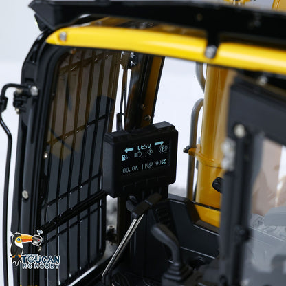 LESU 1/14 Metal Remote Control Hydraulic Tracked Excavator RTR Aoue PC500 RC Digger 7Ways Valve PL18EV Lite Radio Light Battery