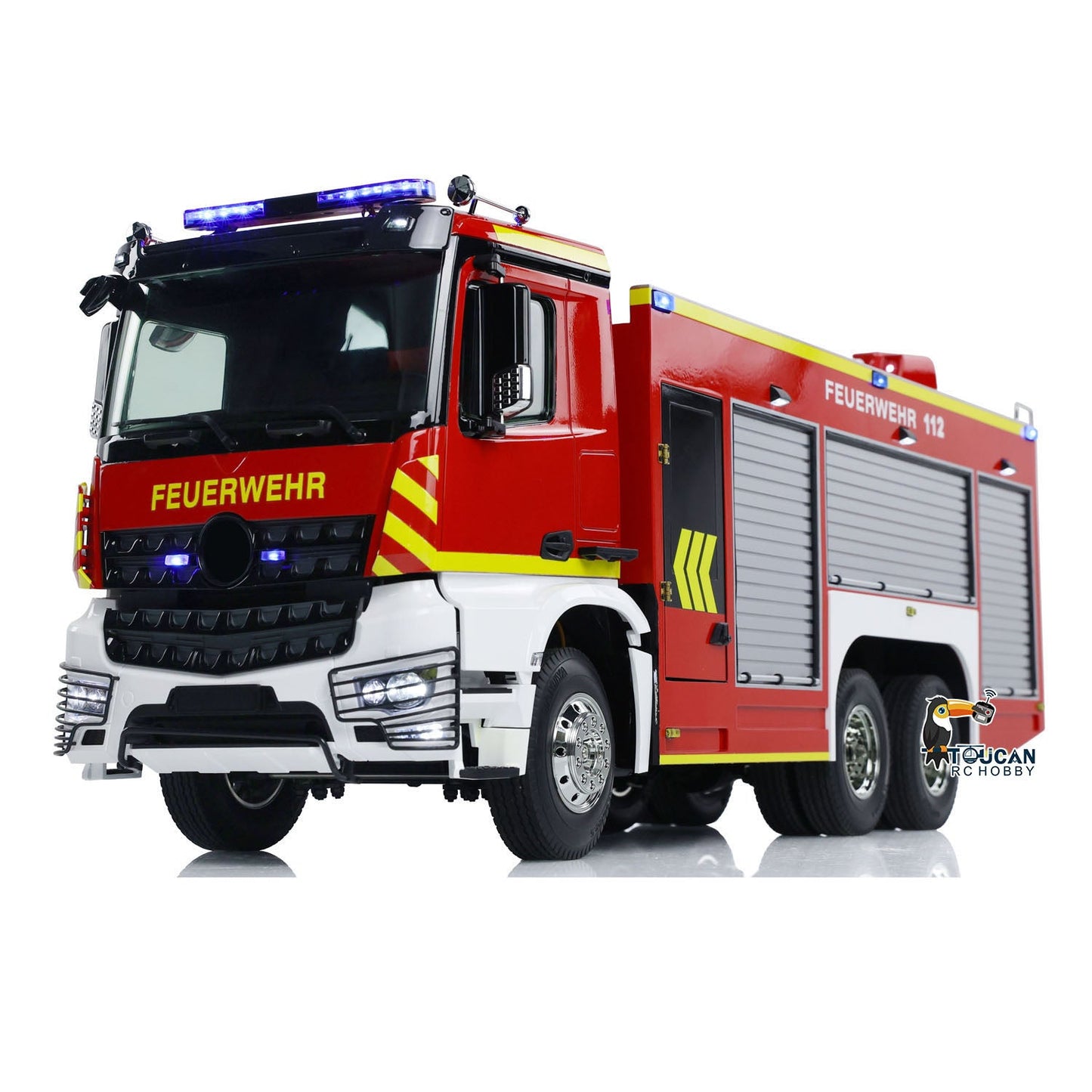 Camion de lutte contre les incendies RC 1/14 6x4 Véhicules de pompiers RTR