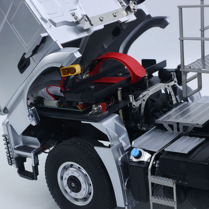 US STOCK Kabolite RTR Car 1/14 4X4 RC Tractor Truck 3Axles Electric Lifting Dump Trialer