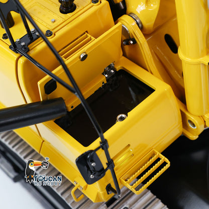 LESU 1/14 Metal Remote Control Hydraulic Tracked Excavator RTR Aoue PC500 RC Digger 7Ways Valve PL18EV Lite Radio Light Battery