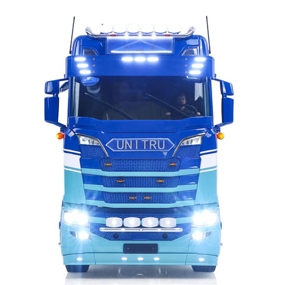 RTR Unitru 06 770S 1/14 Remote Control Tractor Truck 6X6 Metal Chassis 2Speed Gearbox Smoke Lights Sounds Brushless Motor ESC