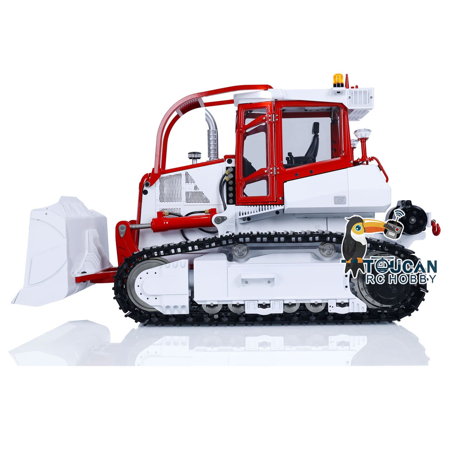 Metall LESU 1/14 RC Hydraulische Planierraupe Aoue 850K Bulldozer