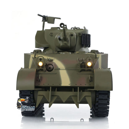 1/16 RTR RC Tank US M5A1 Stuart VI Remote Control Light Tank Two Battery Radio