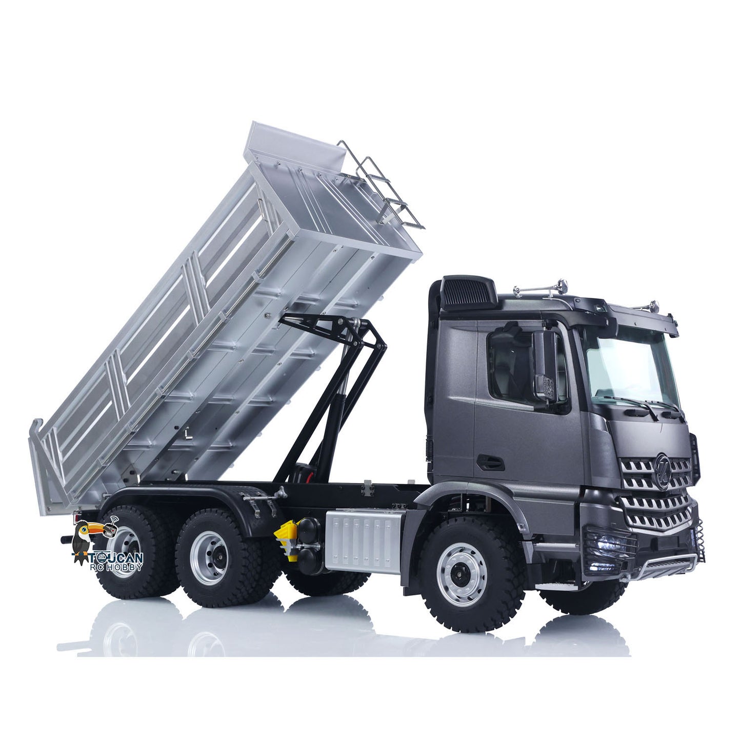 1/14 2.4G RC Electric Lifting Dumper 5702 Model 6*6 Tipper Vehicle 2Speed Sound Light Motor RTR Car Gifts Adults