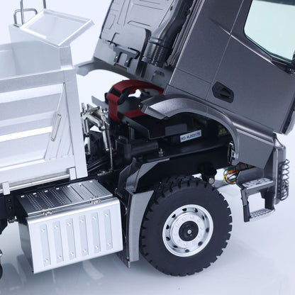 1/14 2.4G Remote Control Electric Lifting Dumper 5702 Model 6*6 Tipper Vehicle 2Speed Sound Light Motor RTR Car Gifts Adults