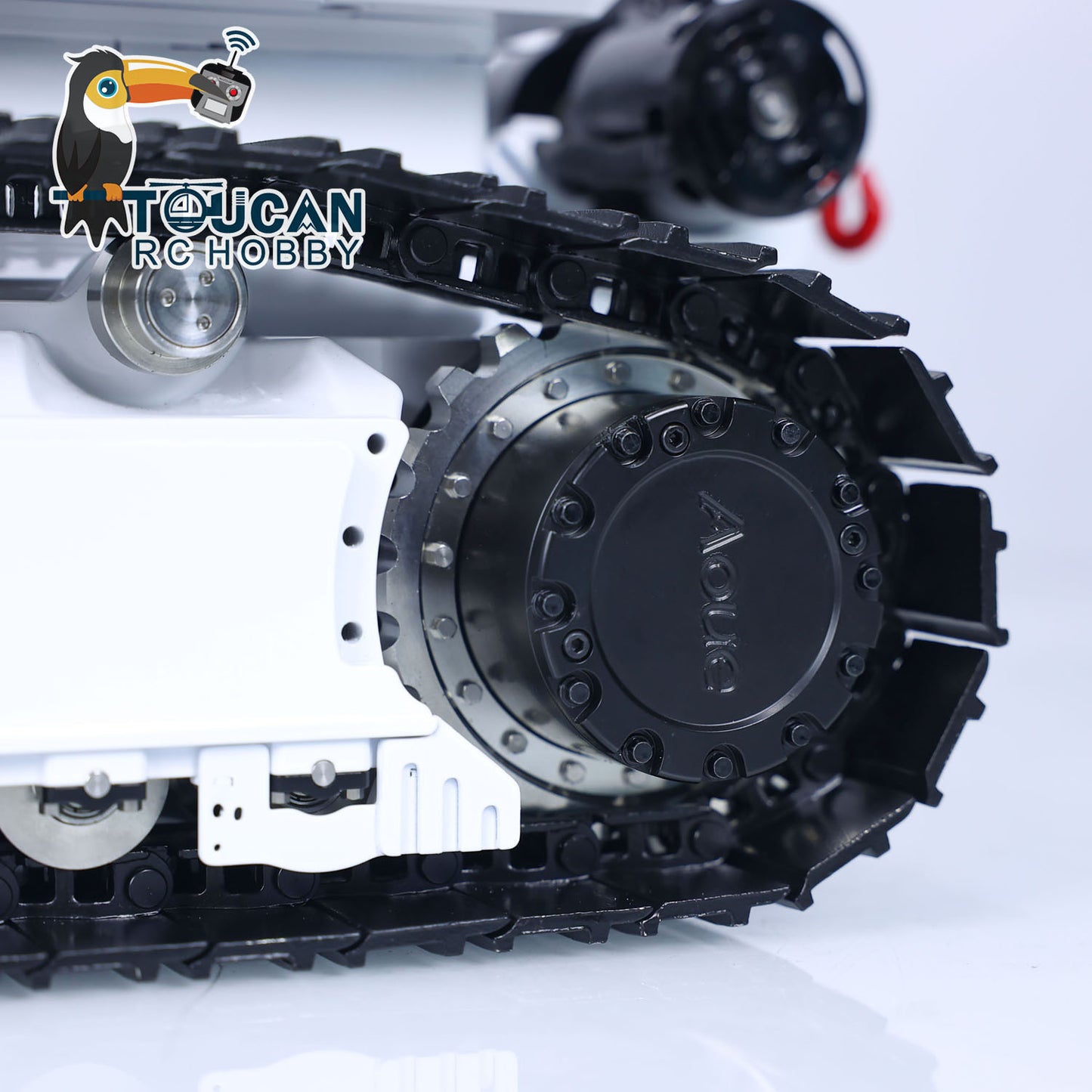 Metall LESU 1/14 RC Hydraulische Planierraupe Aoue 850K Bulldozer