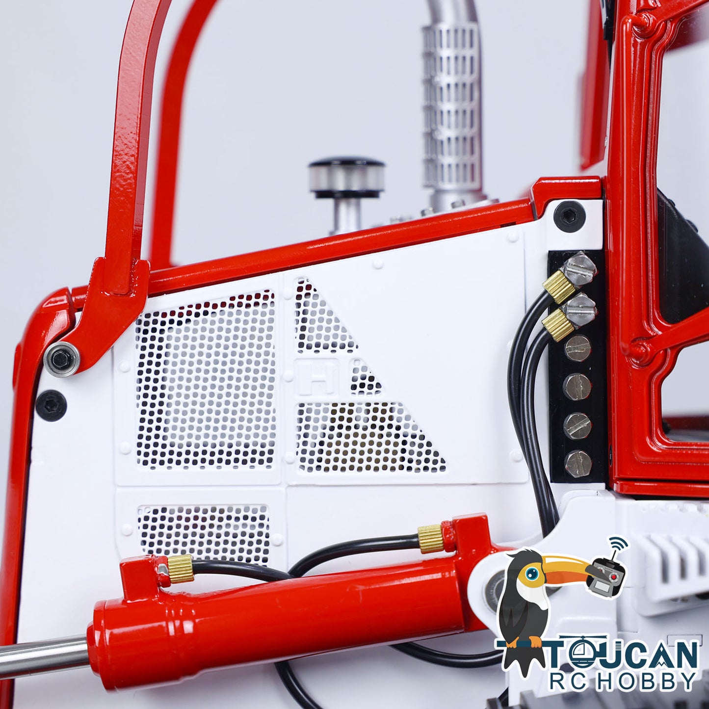 1/14 Hydraulic RC Bulldozer LESU Aoue 850K Metal I6S Remote Control Dozers Model