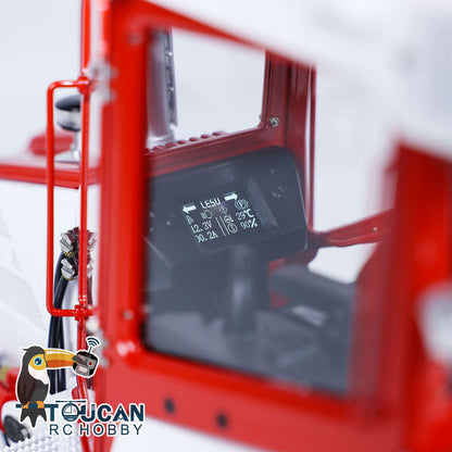 1/14 Hydraulic RC Bulldozer LESU Aoue 850K Metal I6S Remote Control Dozers Model