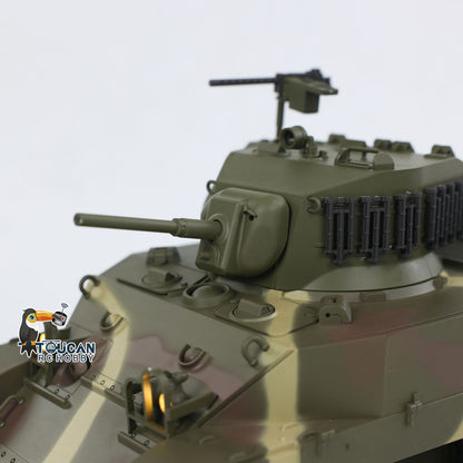 1/16 RTR RC Tank US M5A1 Stuart VI Remote Control Light Tank Two Battery Radio