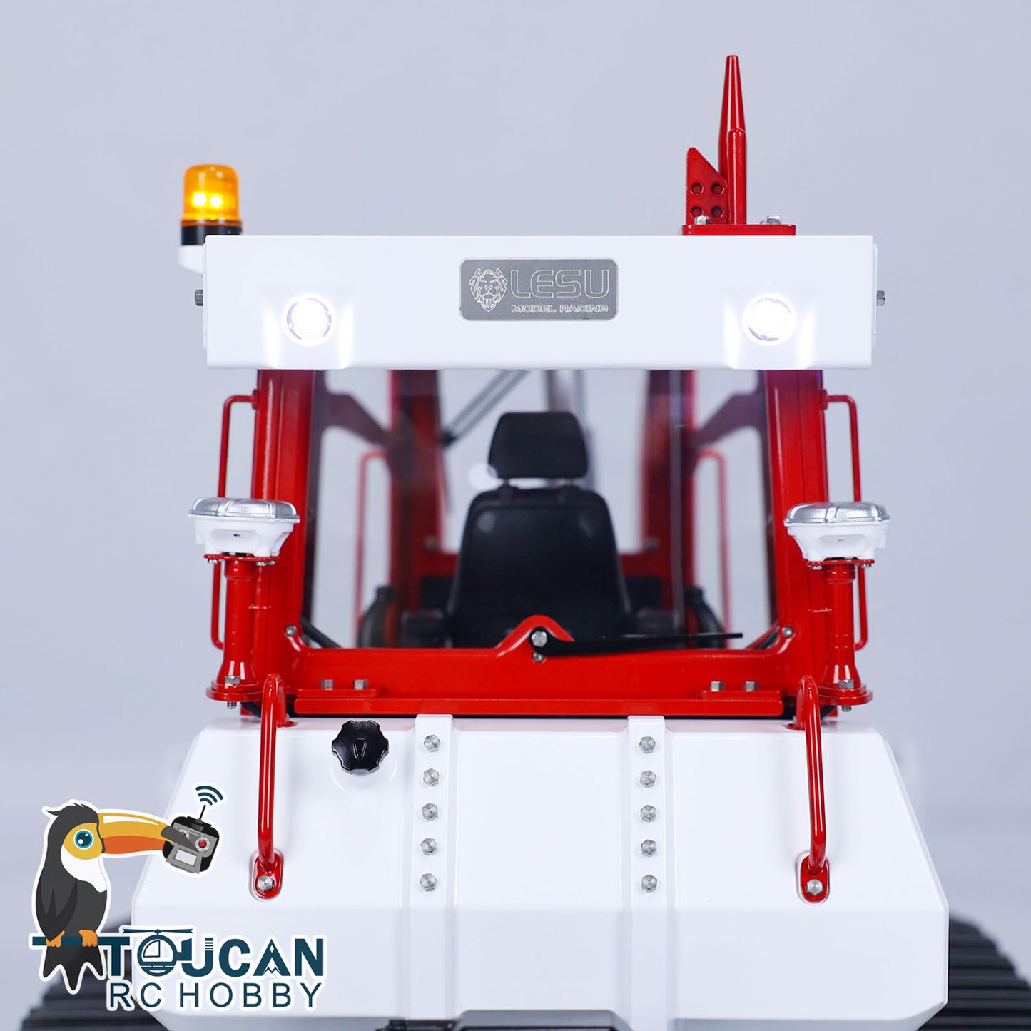 1/14 Hydraulic RC Bulldozer LESU Aoue 850K Metal I6S Remote Control Dozers Model