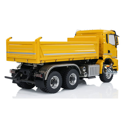 Metal 6x6 1/14 RC Hydraulic Dump Truck 3-way Tipper LESU Chassis Man Cabin