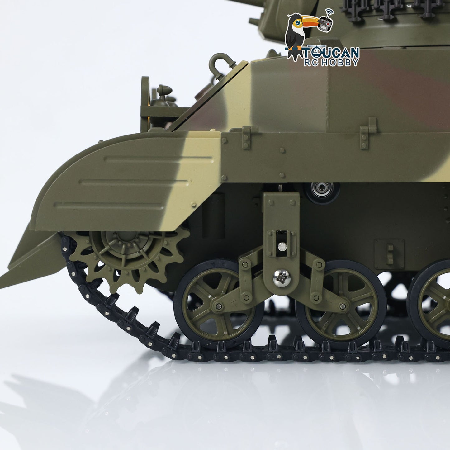 1/16 RTR RC Tank US M5A1 Stuart VI Remote Control Light Tank Two Battery Radio