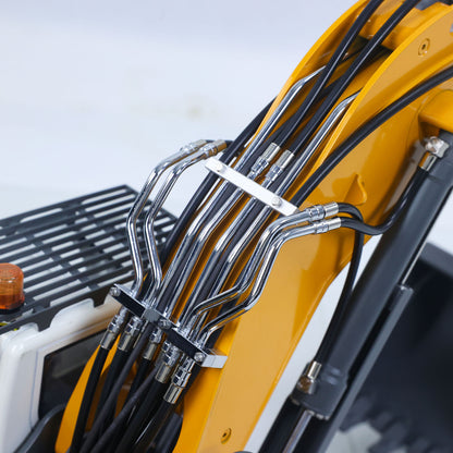 KABOLITE 1/18 K962 100S Remote Control Hydraulic Excavator RC Digger Electric Claw Ripper Hammer Construction Car Vehicle Machine Toys