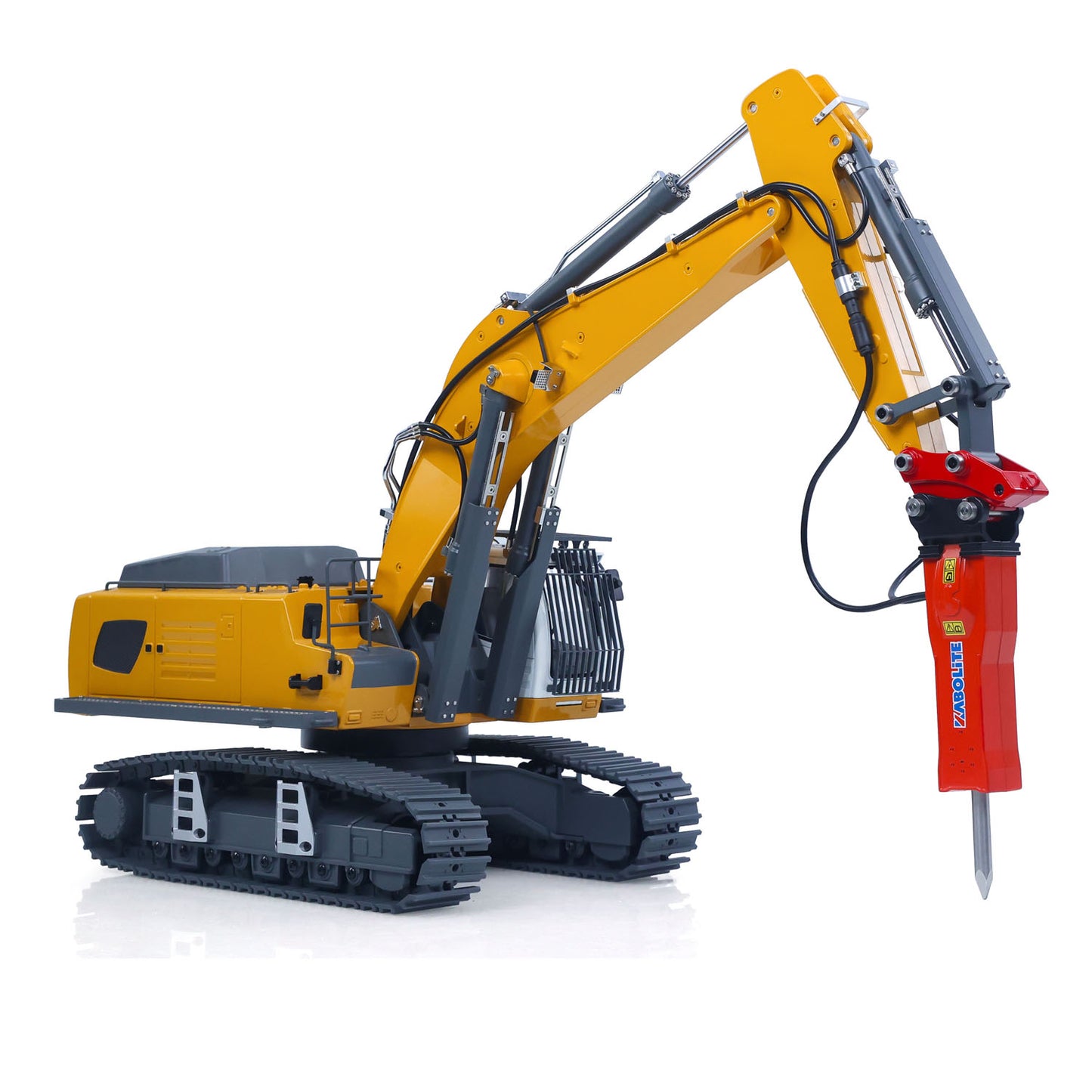 KABOLITE 1/18 K962 100S Remote Control Hydraulic Excavator RC Digger Electric Claw Ripper Hammer Construction Car Vehicle Machine Toys