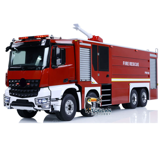 EN STOCK 8x4 1/14 Camion de lutte contre les incendies RC Véhicules de gicleurs d'incendie RC