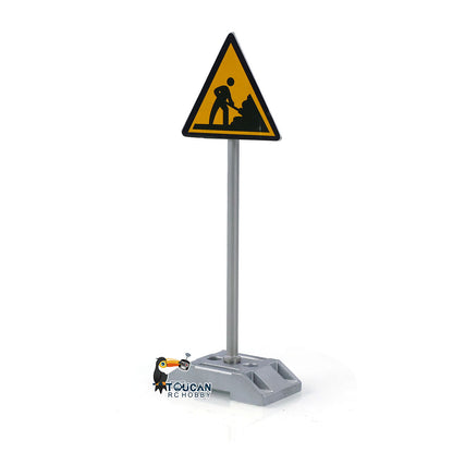 Decorative Traffic Sign Spare Part for 1/14 RC Truck Construction Vehicle