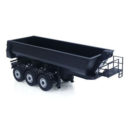 Fast Shipping Kabolite 1/14 Metal Remote Control 3Axles Electric Lifting Semi Trailer Dumper for RC Tractor Truck 770S 100 Battery Charger