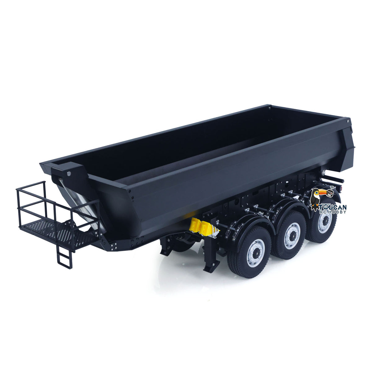 Fast Shipping Kabolite 1/14 Metal Remote Control 3Axles Electric Lifting Semi Trailer Dumper for RC Tractor Truck 770S 100 Battery Charger