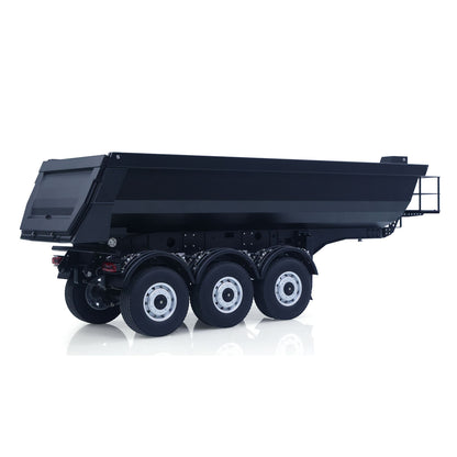 Fast Shipping Kabolite 1/14 Metal Remote Control 3Axles Electric Lifting Semi Trailer Dumper for RC Tractor Truck 770S 100 Battery Charger