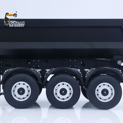 US STOCK Kabolite 1/14 Metal Remote Control 3Axles Electric Lifting Semi Trailer Dumper for RC Tractor Truck 770S 100 Battery Charger