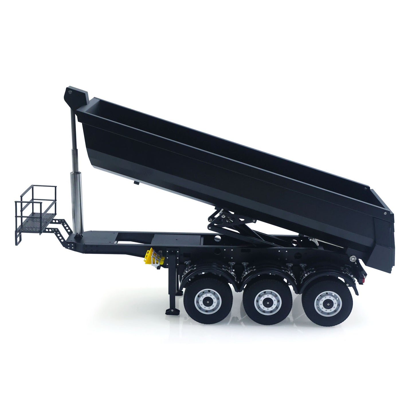 Fast Shipping Kabolite 1/14 Metal Remote Control 3Axles Electric Lifting Semi Trailer Dumper for RC Tractor Truck 770S 100 Battery Charger