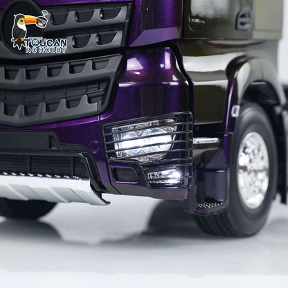 Camion tracteur RC 1/14 6x4 Voiture RC Modèle assemblé peint