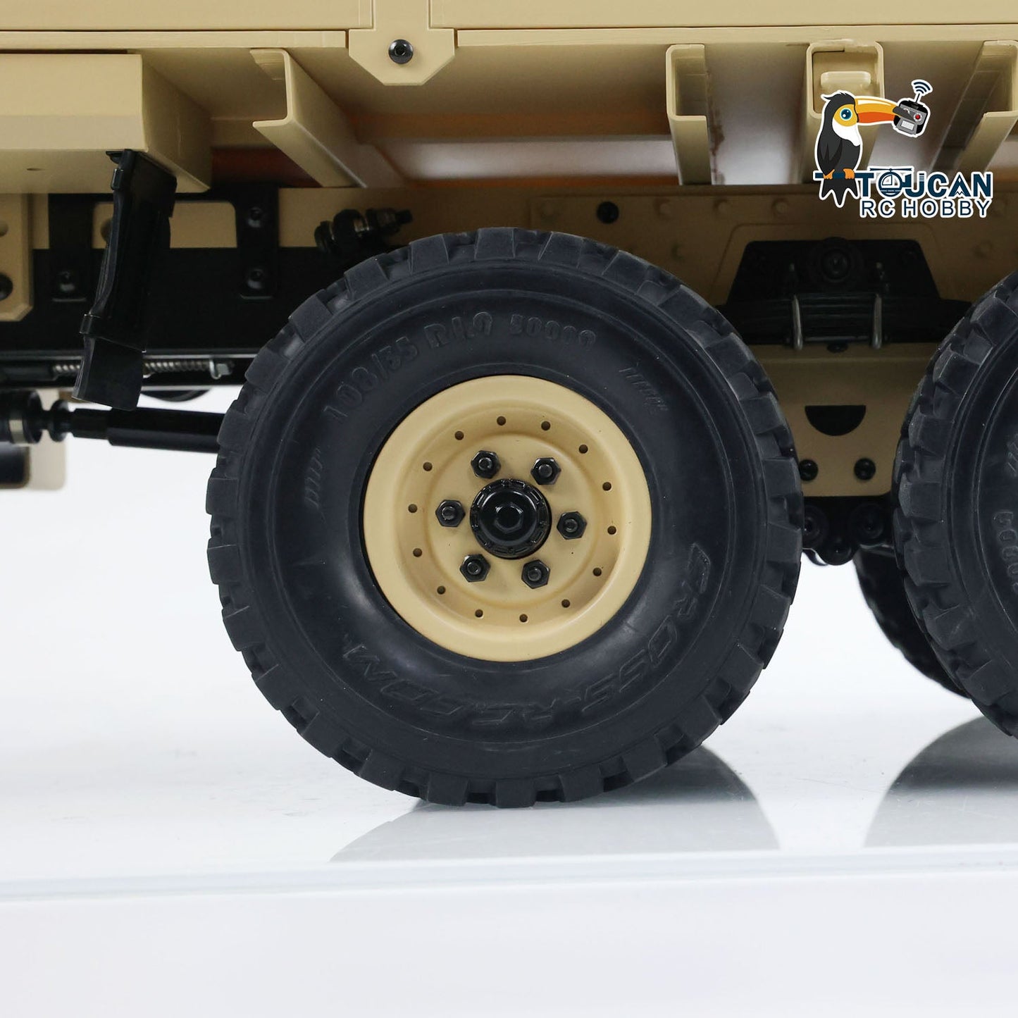 Camion militaire télécommandé CrossRC FC6 1:12 RTR 6WD Unité de fumée DIY