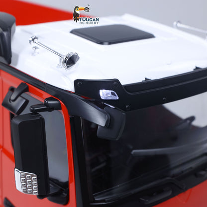 Dumper hydraulique RC en métal 1/14 8x8 Roll Off Dump Truck 3363 Essieu arrière directeur