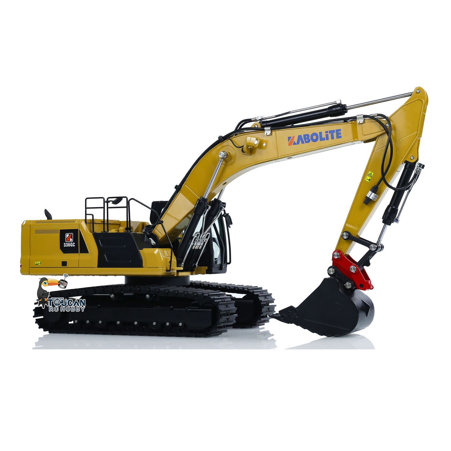 Kabolite K961 100S PRO 1/18 RC Hydraulic Excavator RTR Remote Control Digger Flysky ST8 Radio 2S Battery Electric Claw Hammer