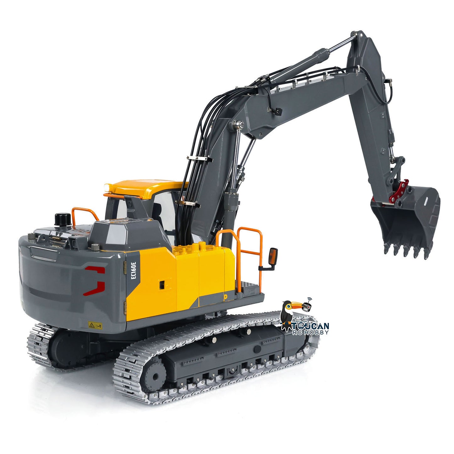 1:14 RC Hydraulic 3 Arms Excavator 160 Metal Remote Control Digger