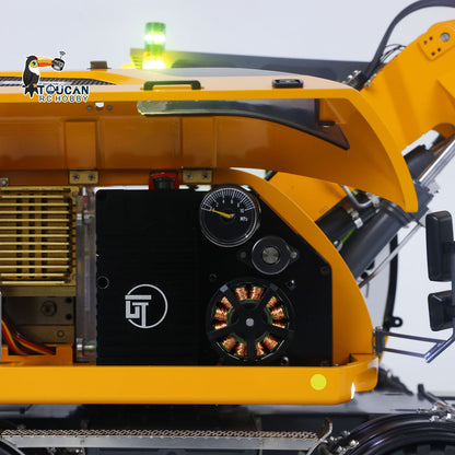 CUT 1/14 Scale 914 8-ways RC Hydraulic Wheeled Excavator