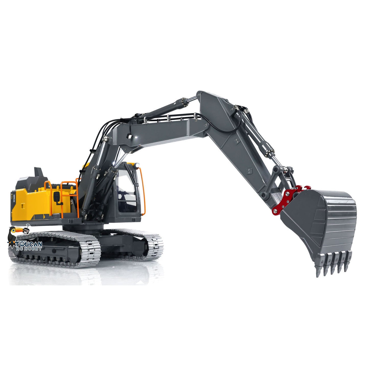 1:14 RC Hydraulic 3 Arms Excavator 160 Metal Remote Control Digger