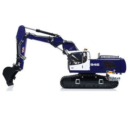 MTM 1/14 946-3 RC 3 Arms Metal Hydraulic ARTR Tracked Excavator Digger With Ripper Grab Bucket