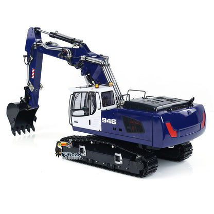 MTM 1/14 946-3 RC 3 Arms Painted Assembled Metal Hydraulic ARTR Tracked Excavator Digger With Ripper Grab Clamshell Bucket