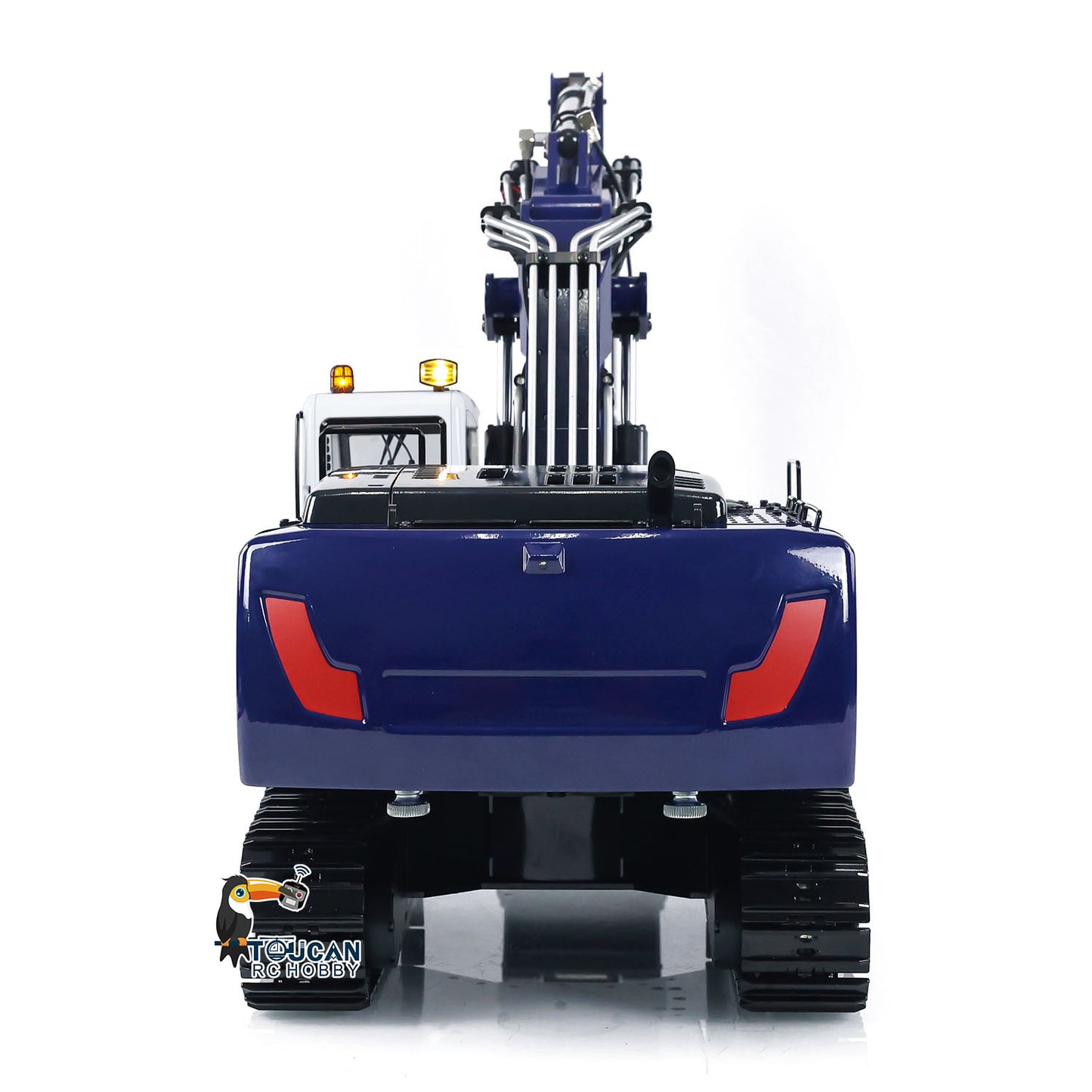 MTM 1/14 946-3 RC 3 Arms Painted Assembled Metal Hydraulic ARTR Tracked Excavator Digger With Ripper Grab Tiltable Bucket