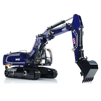 MTM 1/14 946-3 RC 3 Arms Painted Assembled Metal Hydraulic ARTR Tracked Excavator Digger With Ripper Grab Clamshell Bucket