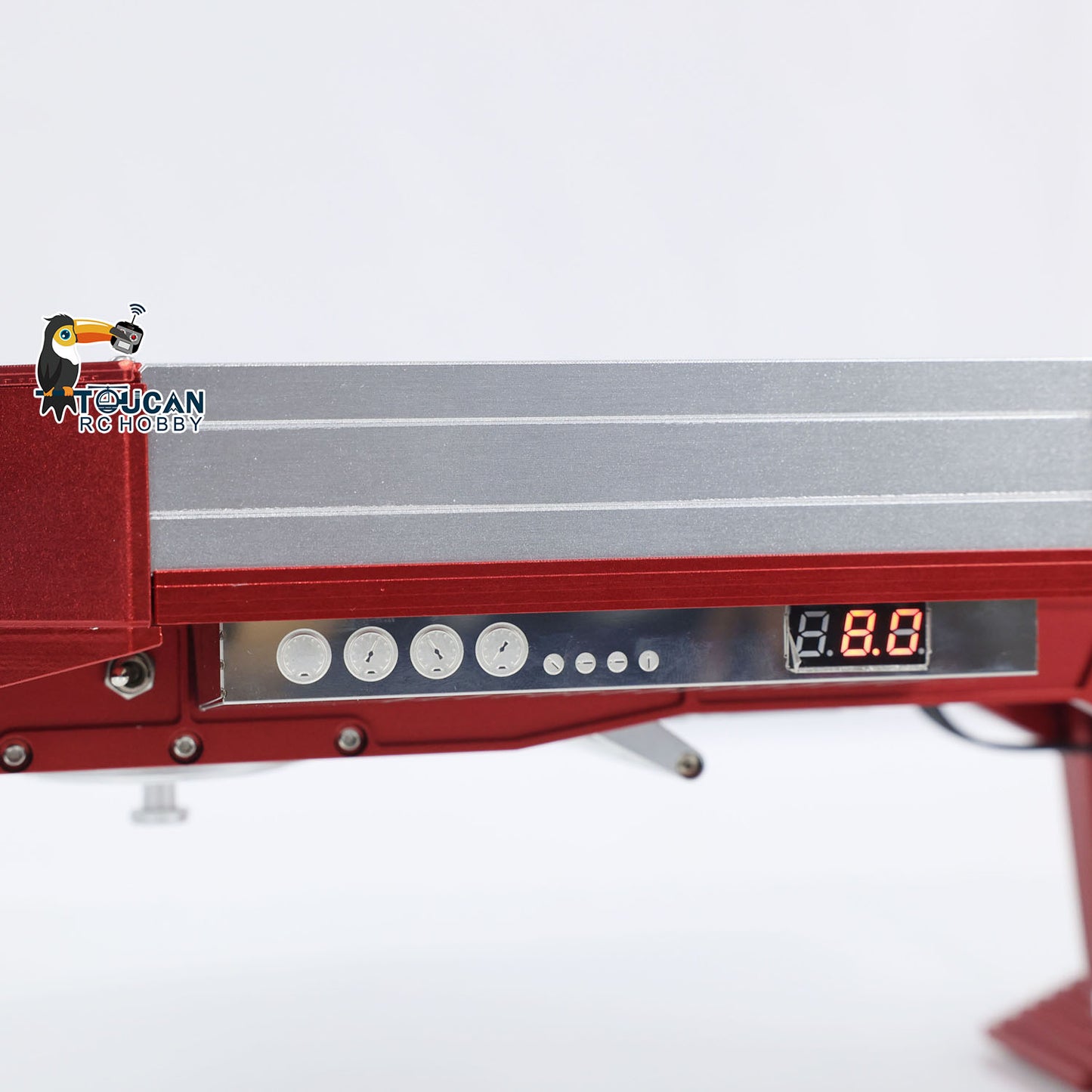 New Version 1/14 4 Axles RC Heavy Trailer Degree 999 CNC Goose-neck Trailer