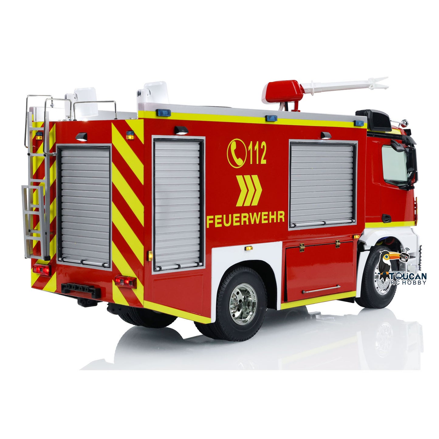 4x2 1/14 RC Fire Vehicles 2-speed Transmission Fire Fighting Truck