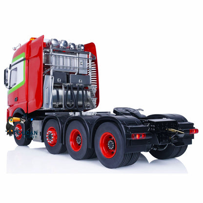 TOUCAN RC Tractor Trucks 1/14 8x8 Differential Lock Axles 3Speed Gearbox Metal Chassis TOUCAN BZ Cabin Lorry Cars Model