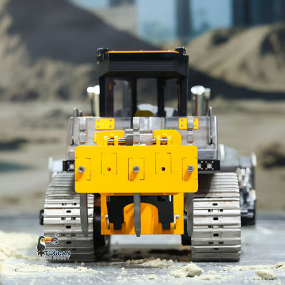 Metal 1/12 RC Hydraulic Bulldozer D155AX RTR Heavy Dozer Model 7 Way Valve 1.0L Oil Pump 5 Plows Radio Master TX15 Radio Battery