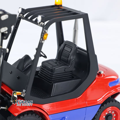 LESU 1/14 Hydraulic RC Forklift Remote Control Fork Lift Truck Transfer Car Model